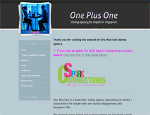Tablet Screenshot of oneplusone.com.sg
